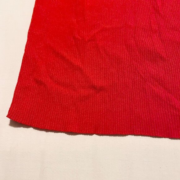 Zara Cutout Red Womens Long Dress Size Medium - Picture 15 of 15
